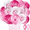 50 Pcs 12inch Happy Mother's Day Balloons Party Decorations Supplies, I Love You Best Mom Ever Thanks Giving Party Latex Balloons for Mother's Day Party Mother Birthday Party Favors